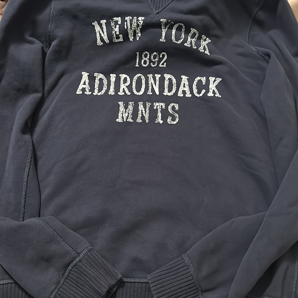Abercrombie & Fitch Navy Pullover Crewneck Cotton Sweatshirt Men’s Large